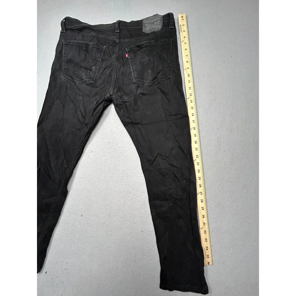 Levi's 512 Slim Taper Denim Black W36 L30 Mens